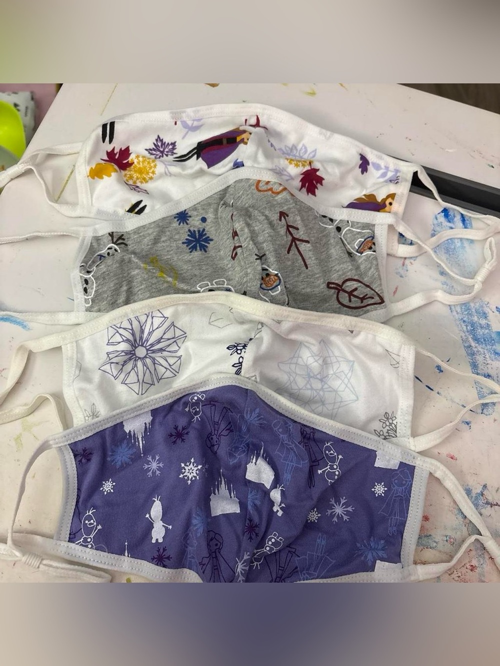 Disney Frozen 4-Pack Face Masks